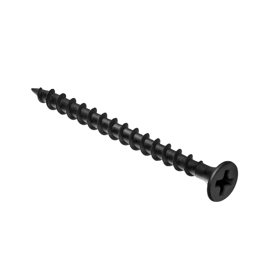 Tornillo drywall #6x2'' (3.5x50mm) paso grueso phillips 200 unidades/bolsa plástico Jadever