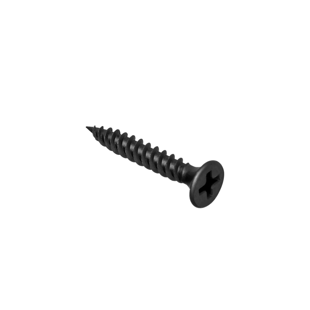 Tornillo drywall #6x1'' (3.5x25mm) paso fino phillips 200 unidades/bolsa plástico Jadever