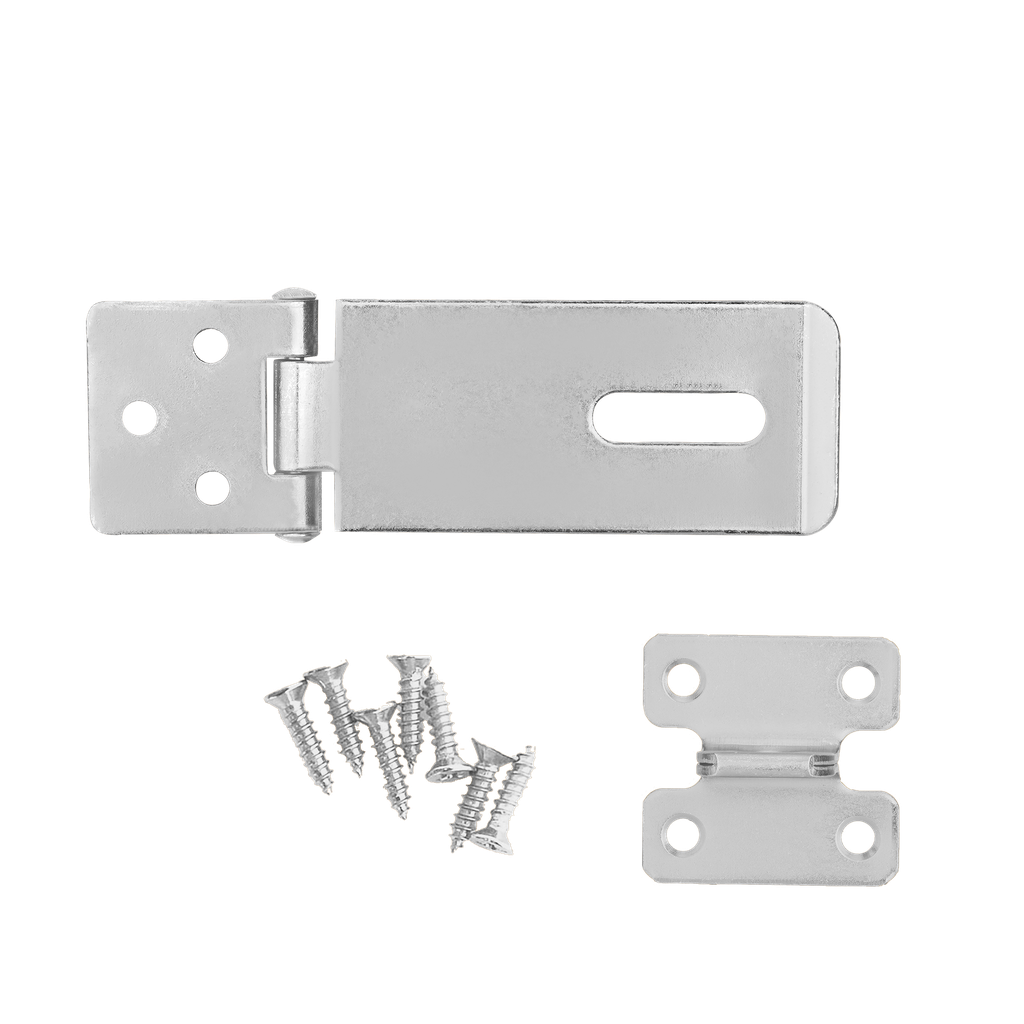 Portacandado cerrojo grapa 2.5'' espesor 26mm x incluye 7 piezas sujetadores Jadever