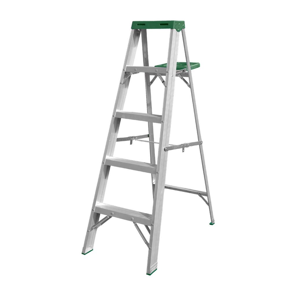 Escalera de trabajo porta herramientas 4+1 escalones Jadever