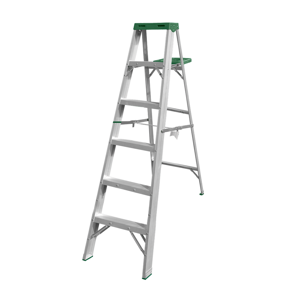 Escalera de trabajo porta herramientas 5+1 escalones Jadever