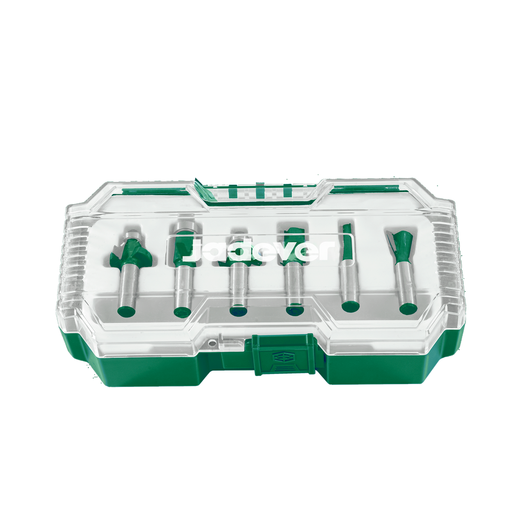 Kit fresas 6 piezas vástago 6mm Jadever