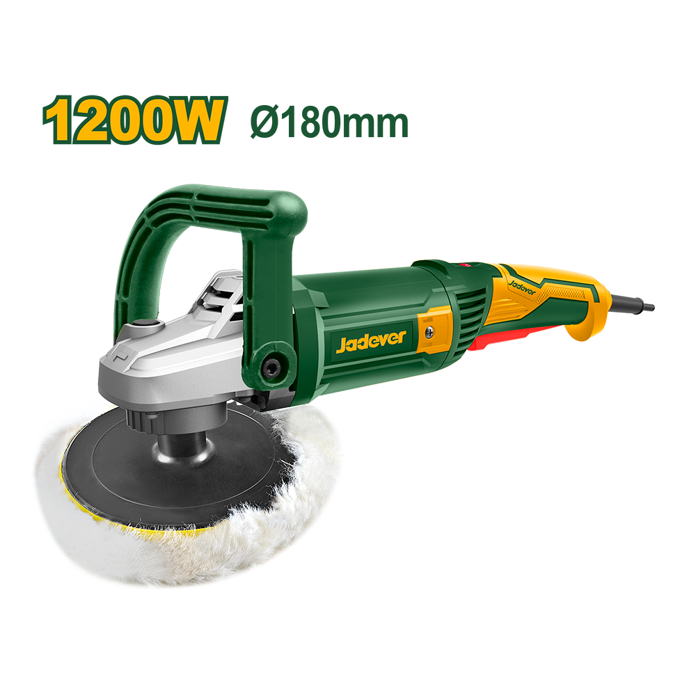 Pulidora 1200w voltaje 220-240v 50/60hz velocidad sin carga 1500 3800rpm diámetro almohadilla 180mm control velocidad variable caja cambios aluminio Jadever