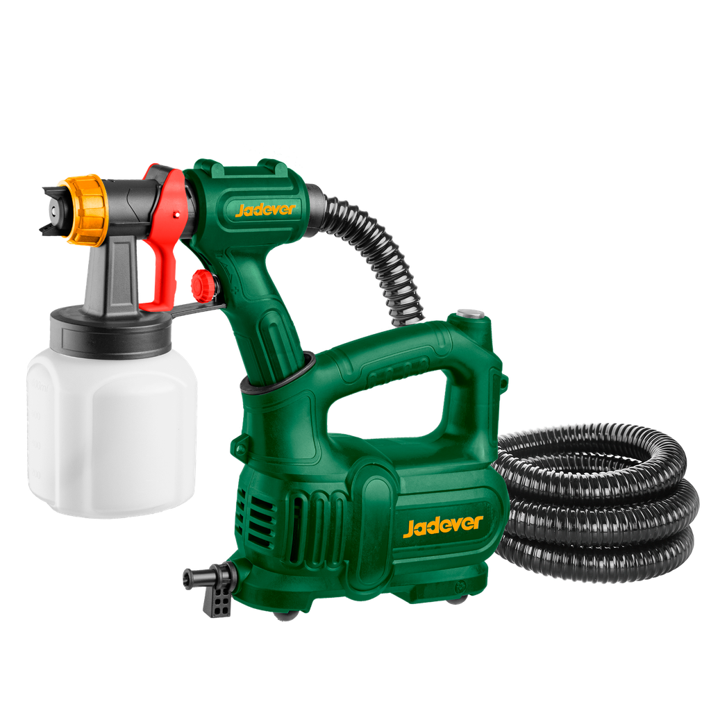 Pistola pulverizadora 550w voltaje 220v-240v 50/60hz presión pulverización 01 02bar flujo máximo 700 ml/min máx. viscosidad 120din-s contenedor l longitud cable ts Jadever