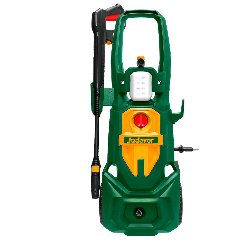 Hidrolavadora 2200w 160 bar (2320 psi) 60 l/min voltaje 220-240v 50/60hz motor escobillas carbón parada automática incluye 1 pistola rociadora agua + manguera alta presión Jadever