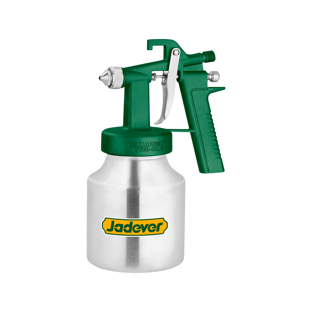 Pistola pulverizadora aire boquilla estándar 15 mm capacidad 1000cc presión 3-4bar Jadever