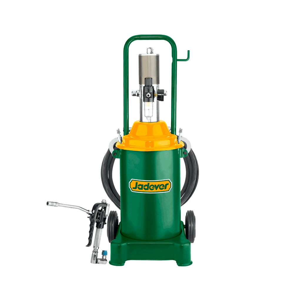 Engrasadora aire capacidad 12l cañón 324x manguera grasa Jadever