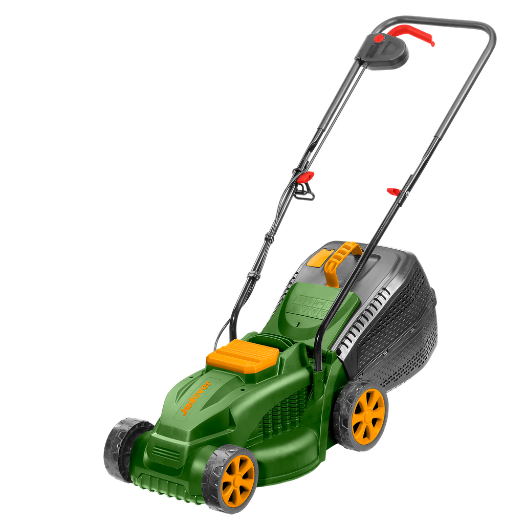 CORTACÉSPED ELÉCTRICO 1200W - VOLTAJE: 220-240V 50/60HZ - VELOCIDAD SIN CARGA: 3500RPM - DIÁMETRO MÁXIMO DE CORTE: 320MM - CAPACIDAD DE LA BOLSA: 30L - ALTURA DE CORTE: 25 - 65MM (3 POSICIONES)
