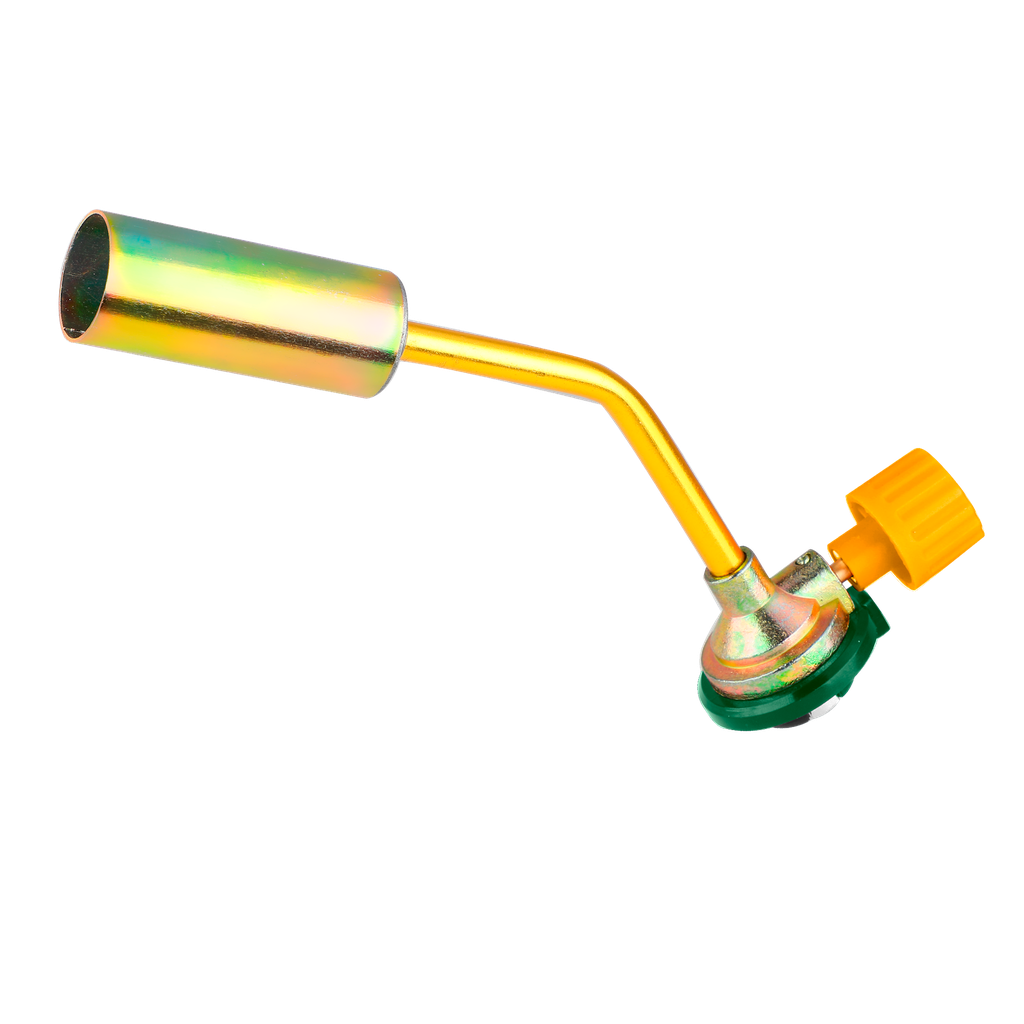 Soplete gas no dispara al revés ac. + alum. + aleac. zinc temperatura llama 1100° (regulable) consumo gas 258 g/h conexión bayoneta encendido manual Jadever