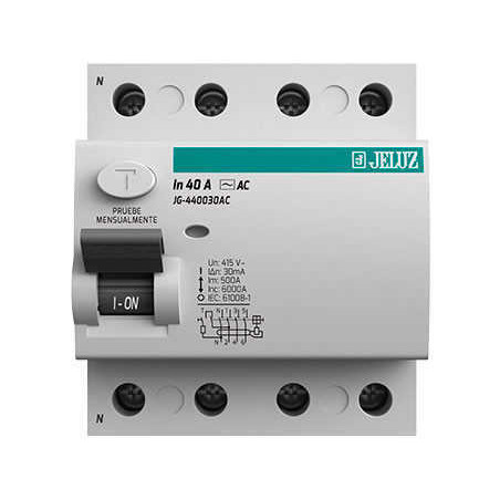 DISYUNTOR TETRAPOLAR 40A 30MA AC JELUZ