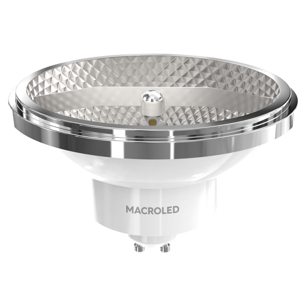 AR111 Mirror 11w neutro 12° blanco GU10 Macroled 