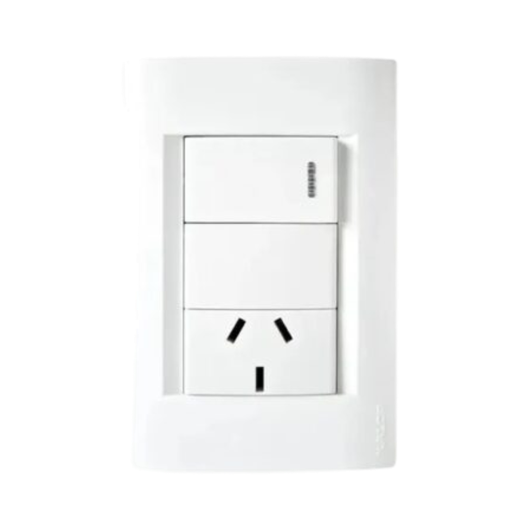 LLAVE DONNA BLANCA 1 PUNTO + 1 TOMA - KALOP