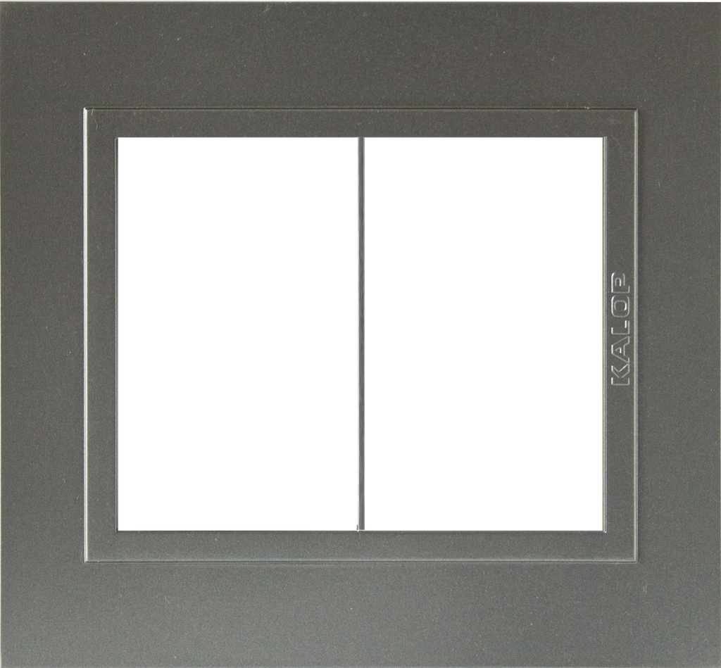 Tapa Zen Metal Hierro 6 módulos - Kalop