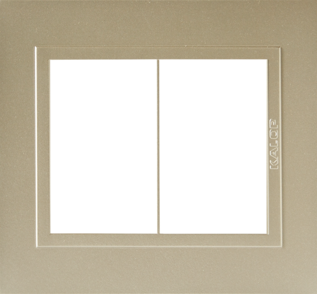 Tapa Zen Metal Oro 6 módulos - Kalop