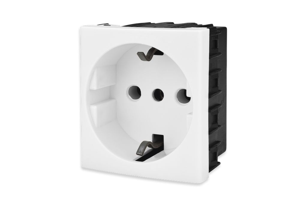 TOMA SCHUKO 16A. BLANCO KALOP