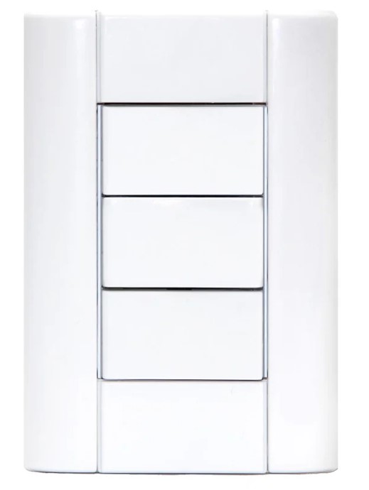 Tapa bastidor Verona 2000 3 módulos blanco - Jeluz