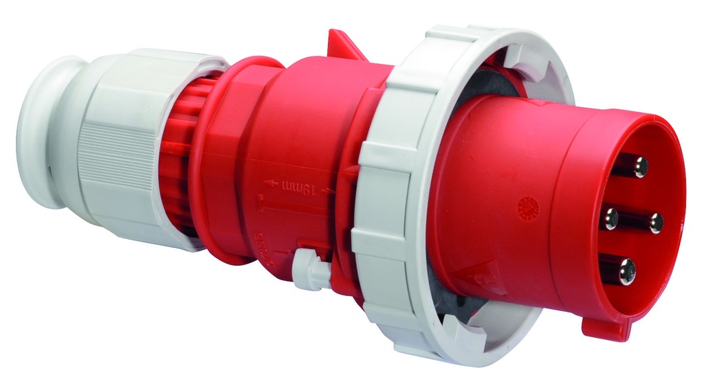 FICHA MACHO MOVIL 3P+T 63A IP67 380V - BALS KALOP