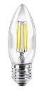 LAMPARA VELA 4W FILAMENTO CALIDO E27 MACROLED 
