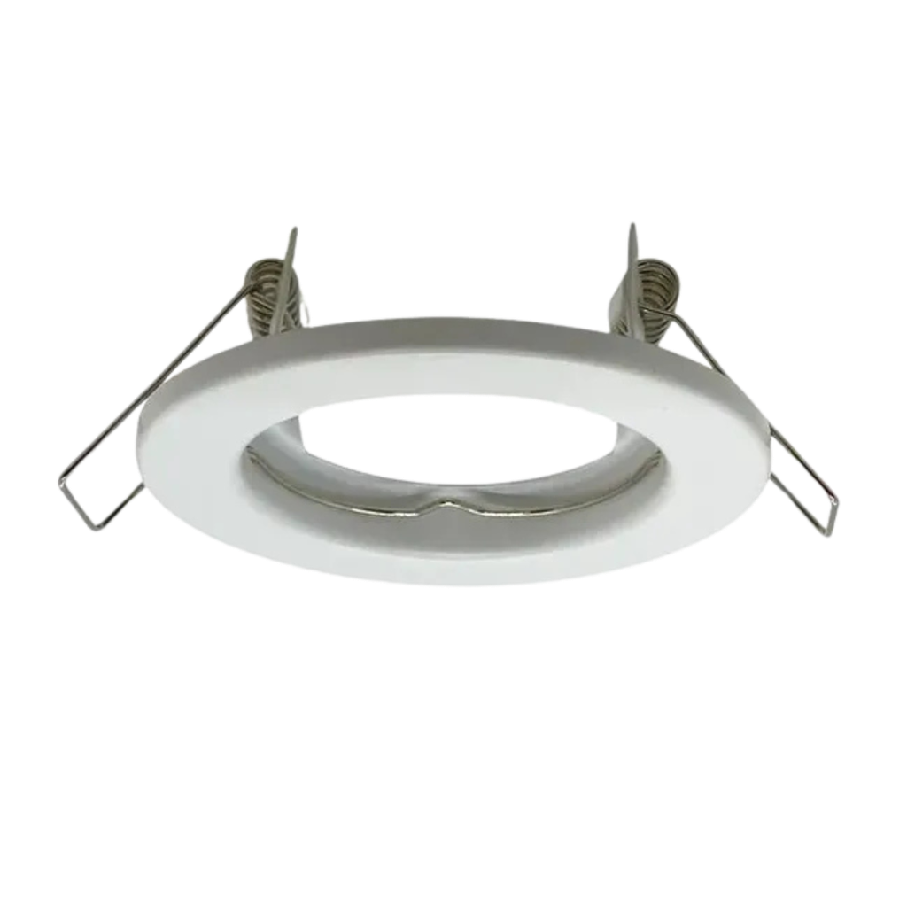 ARO DE EMBUTIR DICROICA FIJO BLANCO DIAMETRO 8 