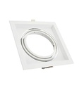 ARTEFACTO DE EMBUTIR CUADRADO ANTIDESLUMBRANTE AR111 MOVIL BLANCO MACROLED