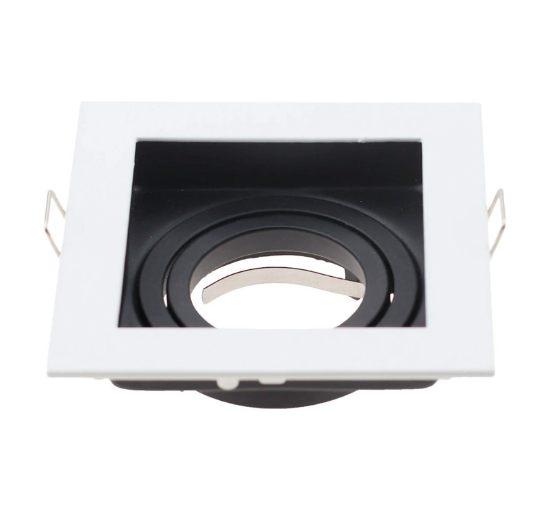 ARTEFACTO MACROLED EMBUTIR X1 DICRO MARCO BLANCO