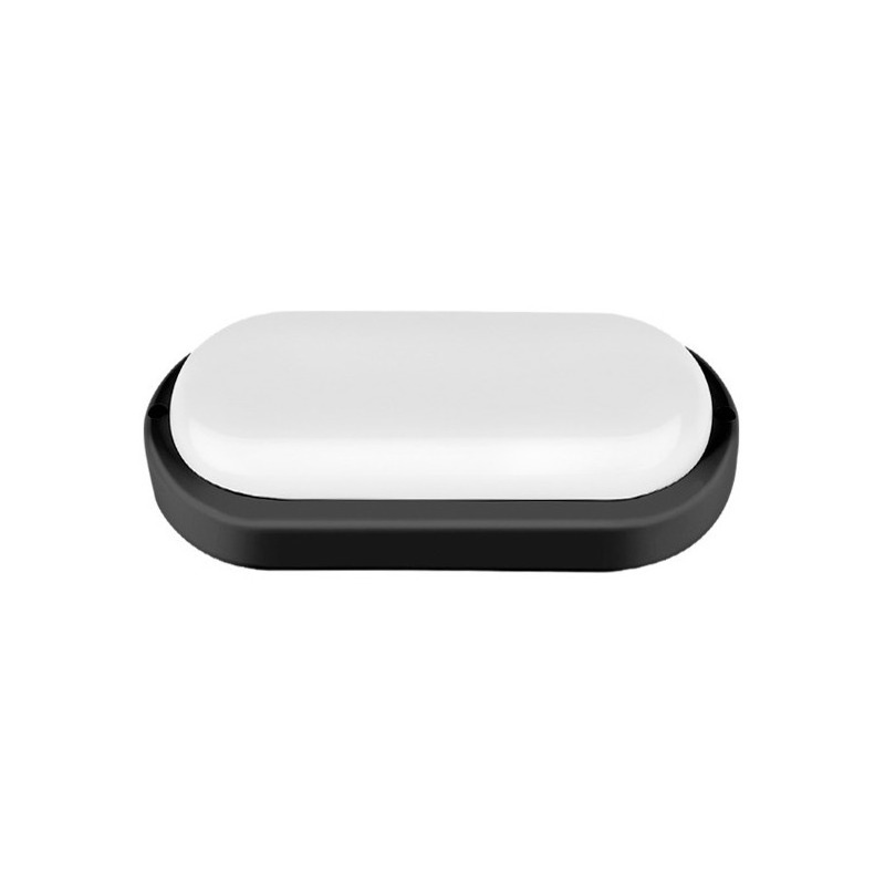 TORTUGA MACROLED OVAL MARCO NEGRO 18W - IP54 - AC100-265V - FP:0,9 - 1620 lm - BLANCO FRIO