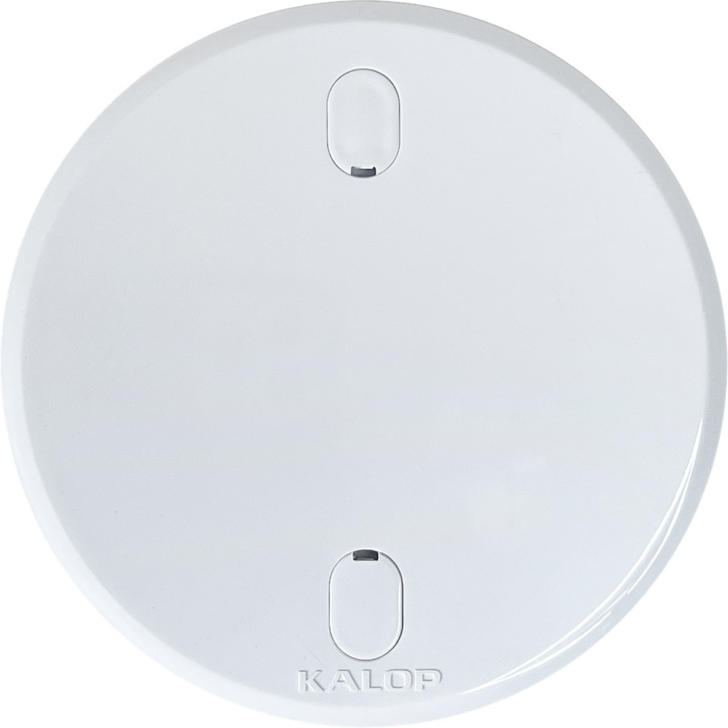 Tapa ciega pvc octogonal chica blanca - Kalop