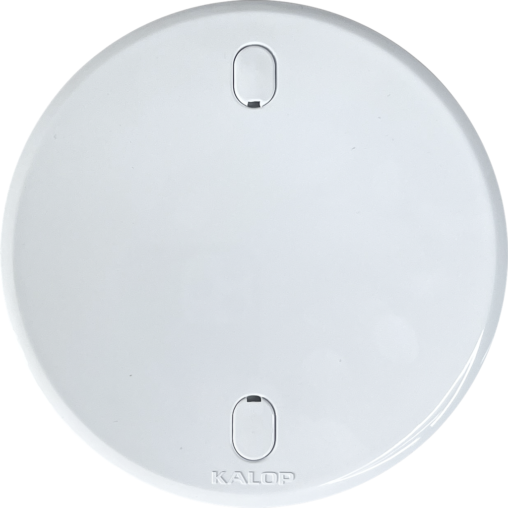 Tapa ciega pvc octogonal grande blanca - Kalop