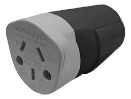 Ficha hembra heavy duty negra - Kalop
