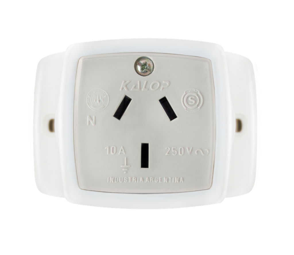 Base T 10A blanca - Kalop
