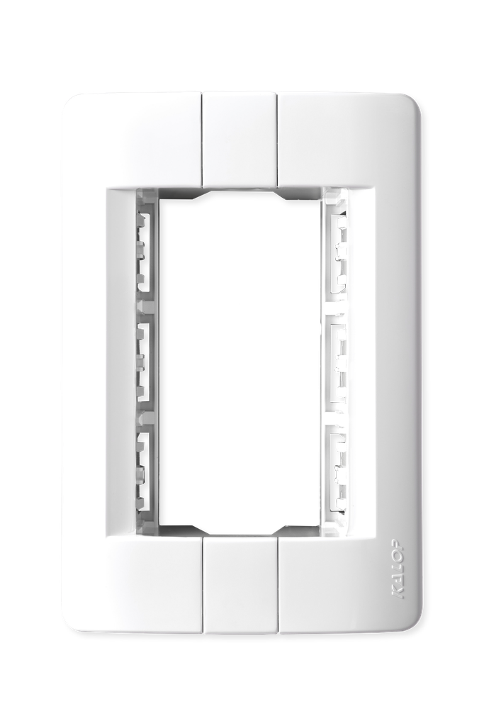 BASTIDOR Y TAPA 3 MODULOS DONNA BLANCO - KALOP