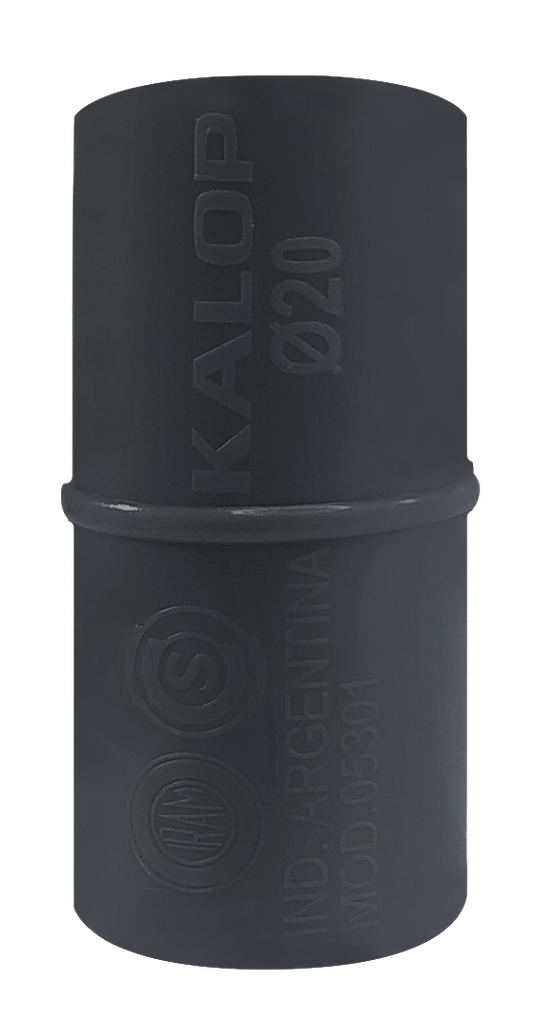 BL Conector PVC 20mm negro Kalop