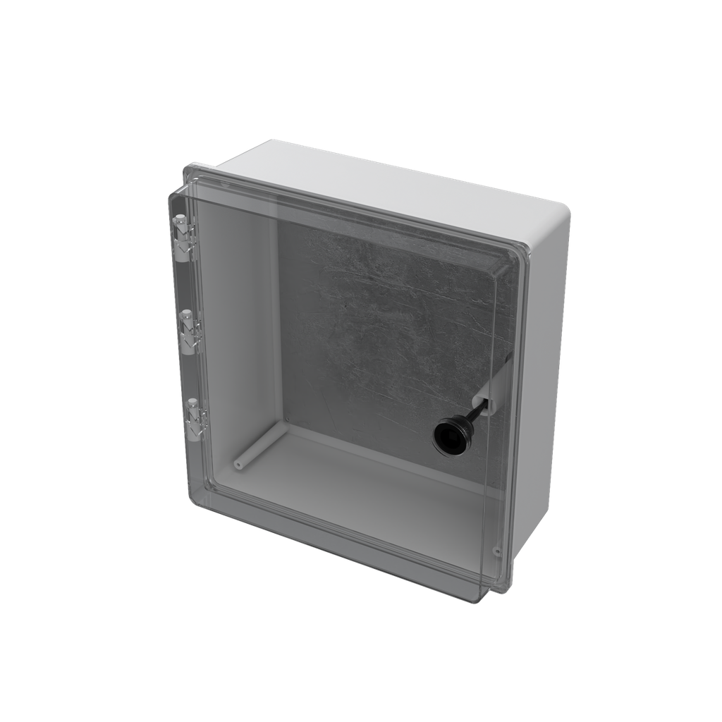 GABINETE IP65 10 MOD 250 X240X150 TAPA TRANS - CABRERA