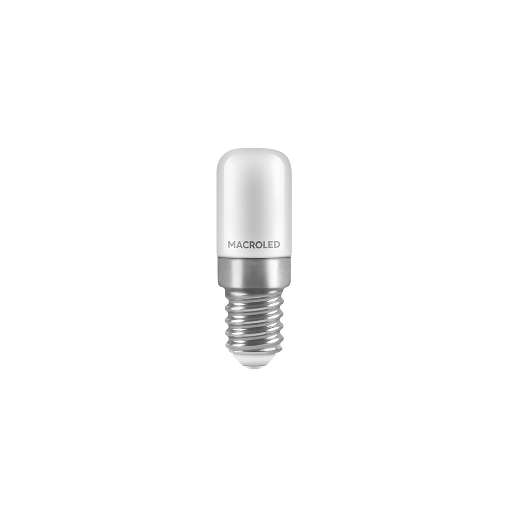 Luz de heladera 1,8W E14 calido 3000K Macroled