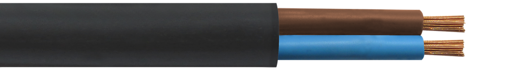Cable Taller 2x1,5 negro X metro Kalop