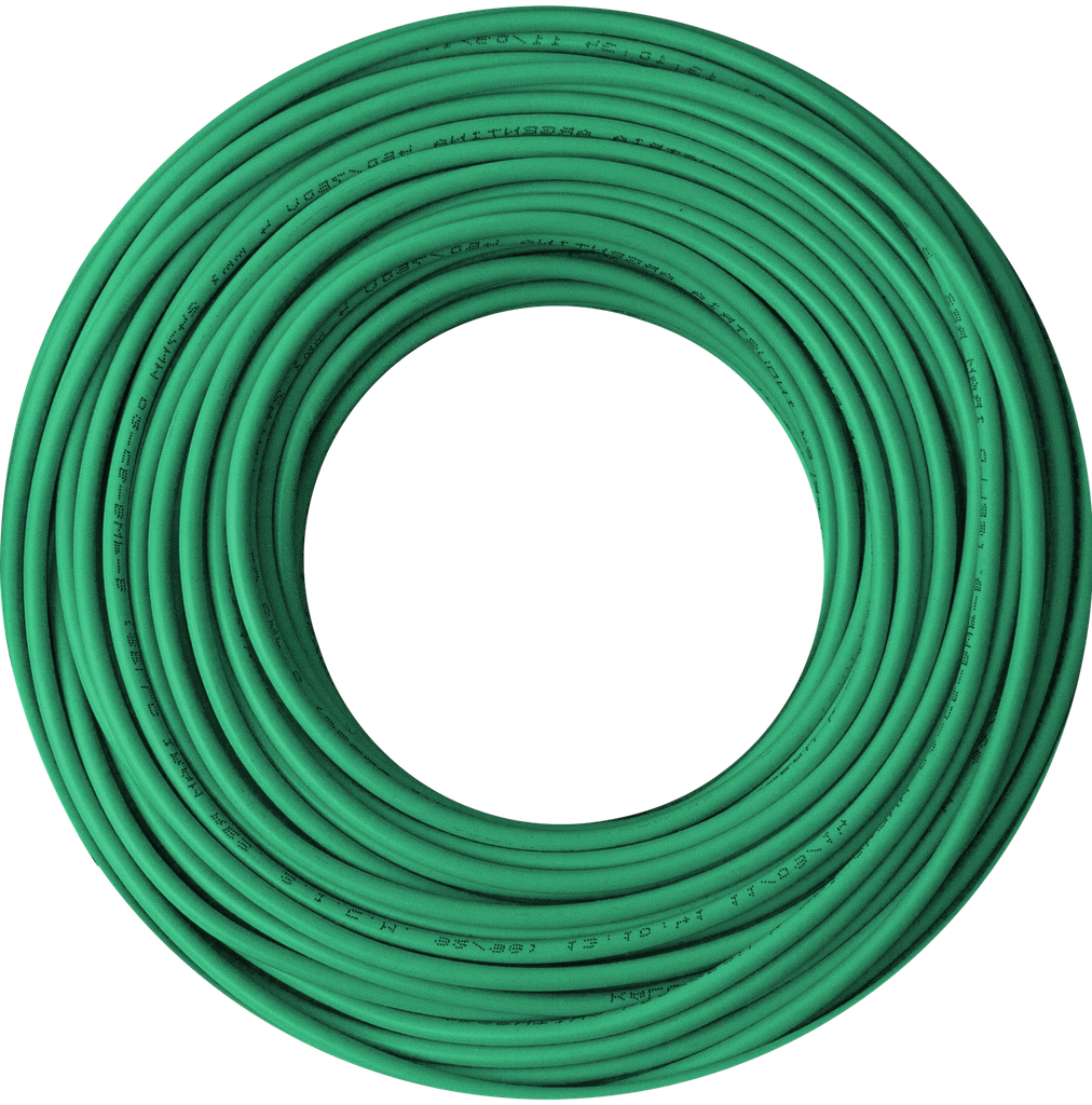 Cable 1x25 verde/a C5 rollo 100m Kalop 
