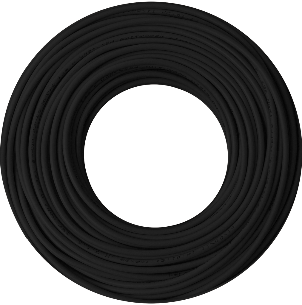 Cable 1x4 negro C4 rollo 100m KALOP 