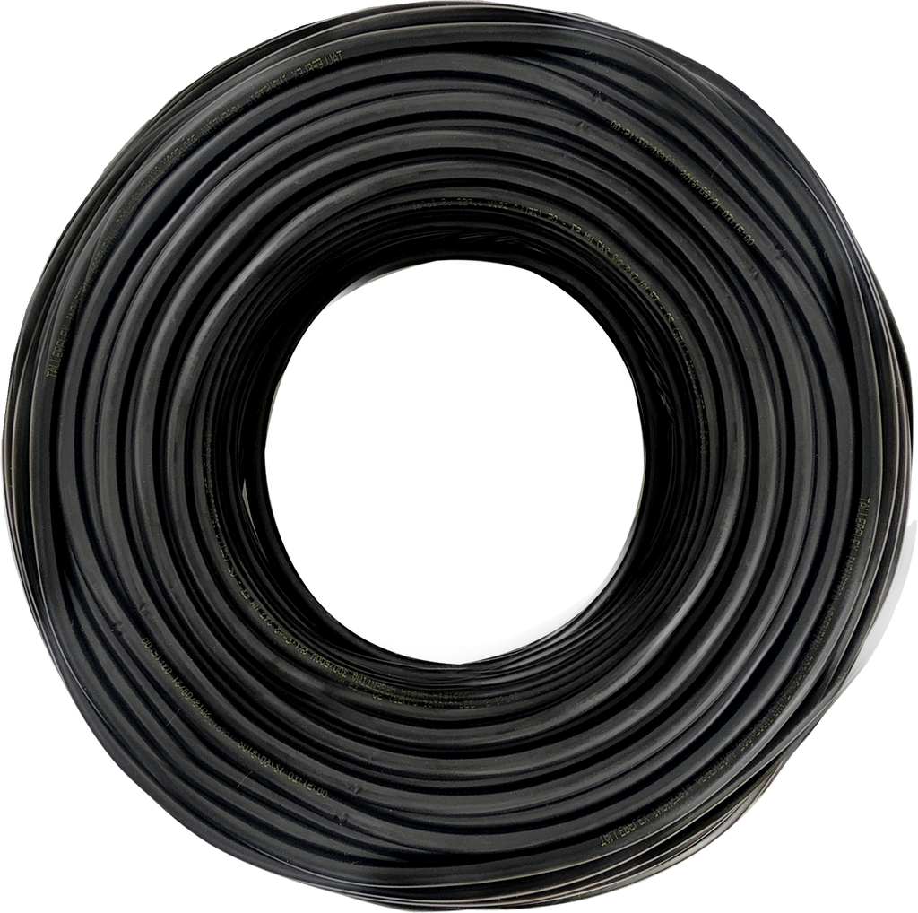 Cable Taller 2x0,75 negro rollo 100m KALOP