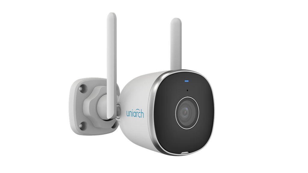 Cámara Bullet Wi-Fi Exterior 2MP HD con Visión Nocturna - Uniarch