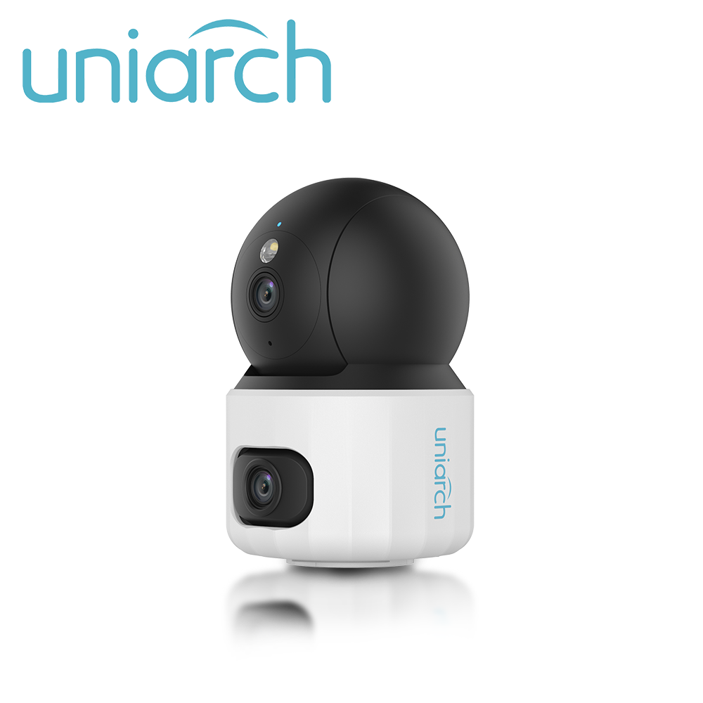 Cámara Doble Lente 3MP + 3MP WiFi Interior con Audio y Detección Inteligente - Uniarch