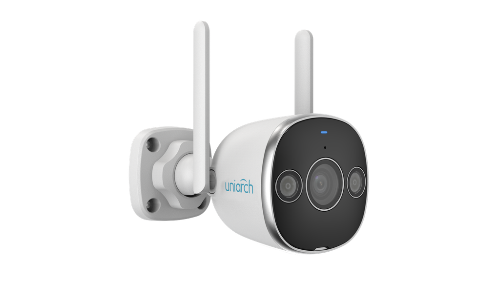 Cámara Bullet Wi-Fi Exterior 3MP con Visión Nocturna HD - Uniarch