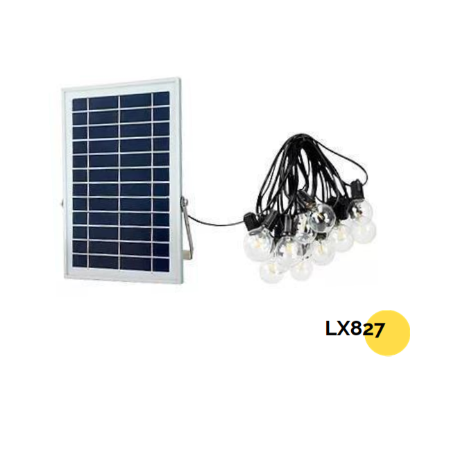 Guirnalda led solar 3W L. cálida Litex