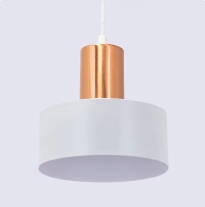 Colgante Tokio chico 19cm platil con aluminio - Rosario Iluminación