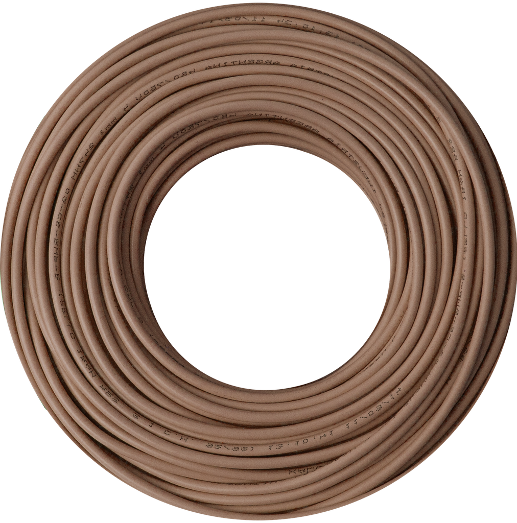 Cable 1x1,5 marrón LS0H C5 rollo 100m Kalop 