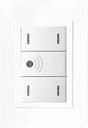 Llave Zen Smart blanco 2 puntos + módulo Wifi Kalop