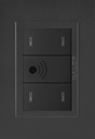Llave Zen Smart negro 2 puntos + módulo Wifi Kalop