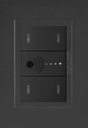 Llave Zen Smart negro 2 puntos + módulo dimmer Kalop       
