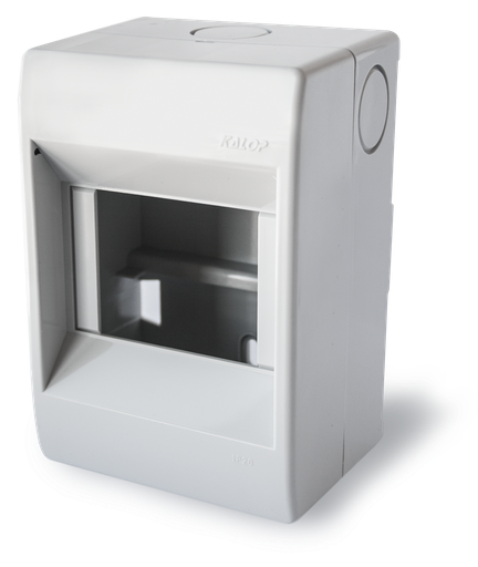 [KL02473] Tablero sin tapa Apl. 4 módulos PVC IP20. Kalop