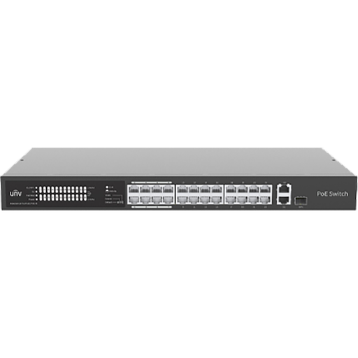 [NSW2020-24T1GT1GC-POE-IN] SWITCH POE 24 PUERTOS 100MBPS + 1UPLINK 1GBPS RJ45 +1 UPLINK 1GBPS COMBO PORTS MAX. POE POWER 370W - MAX 30 W P/PUERTO