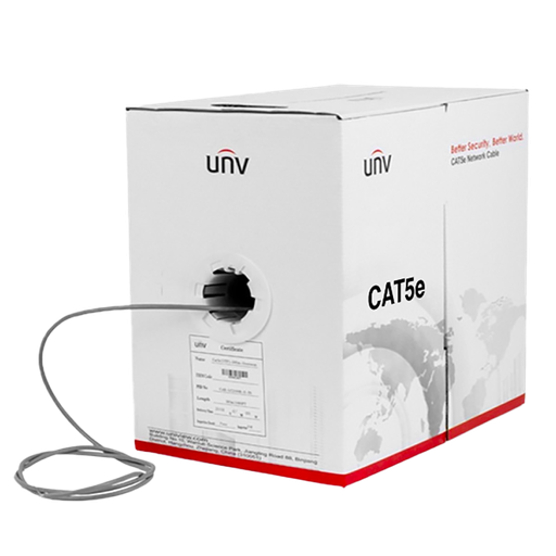 [CAB-LC2100A-IN] CAB-LC2100A-IN - CABLE UTP CAT5E COLOR GRIS INTERIOR - 24AWG- ISO/IEC 11801 - TIA/EIA 568. CERTIFICADO UL (100% COBRE) - 305M